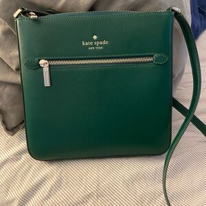 NWT Kate Spade, Cross Body Bag, Emerald Green